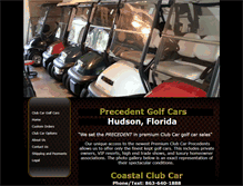 Tablet Screenshot of coastalclubcar.com